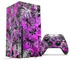 WraptorSkinz Skin Wrap compatible with the 2020 XBOX Series X Console and Controller Butterfly Graffiti (XBOX NOT INCLUDED)