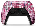 WraptorSkinz Skin Wrap compatible with the Sony PS5 DualSense Controller Grunge Love (CONTROLLER NOT INCLUDED)