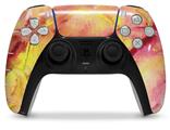 WraptorSkinz Skin Wrap compatible with the Sony PS5 DualSense Controller Painting Yellow Splash (CONTROLLER NOT INCLUDED)