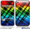 iPhone 3GS Skin - Rainbow Plaid