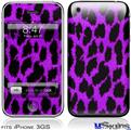 iPhone 3GS Skin - Purple Leopard