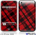 iPhone 3GS Skin - Red Plaid