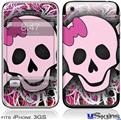 iPhone 3GS Skin - Pink Skull