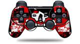 Sony PS3 Controller Decal Style Skin - Emo Skull 5 (CONTROLLER NOT INCLUDED)