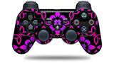 Sony PS3 Controller Decal Style Skin - Pink Floral (CONTROLLER NOT INCLUDED)
