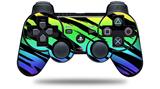 Sony PS3 Controller Decal Style Skin - Tiger Rainbow (CONTROLLER NOT INCLUDED)