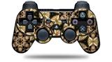 Sony PS3 Controller Decal Style Skin - Leave Pattern 1 Brown (CONTROLLER NOT INCLUDED)