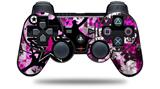 Sony PS3 Controller Decal Style Skin - Pink Star Splatter (CONTROLLER NOT INCLUDED)