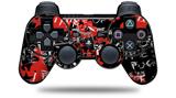 Sony PS3 Controller Decal Style Skin - Emo Graffiti (CONTROLLER NOT INCLUDED)