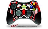 XBOX 360 Wireless Controller Decal Style Skin - Star Checker Splatter (CONTROLLER NOT INCLUDED)