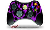 XBOX 360 Wireless Controller Decal Style Skin - Purple Leopard (CONTROLLER NOT INCLUDED)