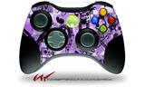 XBOX 360 Wireless Controller Decal Style Skin - Scene Kid Sketches Purple (CONTROLLER NOT INCLUDED)