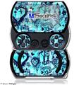 Scene Kid Sketches Blue - Decal Style Skins (fits Sony PSPgo)