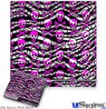 Decal Skin compatible with Sony PS3 Slim Zebra Pink Skulls