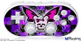 Wii Classic Controller Skin - Butterfly Skull