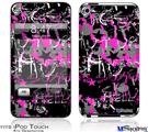 iPod Touch 4G Decal Style Vinyl Skin - SceneKid Pink