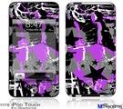 iPod Touch 4G Decal Style Vinyl Skin - SceneKid Purple