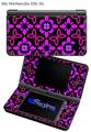 Pink Floral - Decal Style Skin fits Nintendo DSi XL (DSi SOLD SEPARATELY)