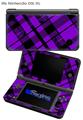Purple Plaid - Decal Style Skin fits Nintendo DSi XL (DSi SOLD SEPARATELY)