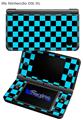 Checkers Blue - Decal Style Skin fits Nintendo DSi XL (DSi SOLD SEPARATELY)