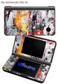 Abstract Graffiti - Decal Style Skin fits Nintendo DSi XL (DSi SOLD SEPARATELY)
