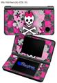 Princess Skull Heart - Decal Style Skin fits Nintendo DSi XL (DSi SOLD SEPARATELY)