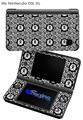 Gothic Punk Pattern - Decal Style Skin fits Nintendo DSi XL (DSi SOLD SEPARATELY)