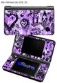 Scene Kid Sketches Purple - Decal Style Skin fits Nintendo DSi XL (DSi SOLD SEPARATELY)