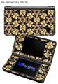 Leave Pattern 1 Brown - Decal Style Skin fits Nintendo DSi XL (DSi SOLD SEPARATELY)