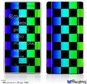 Zune HD Skin - Rainbow Checkerboard