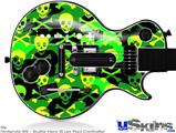 Guitar Hero III Wii Les Paul Skin - Skull Camouflage