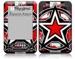 Star Checker Splatter - Decal Style Skin fits Amazon Kindle 3 Keyboard (with 6 inch display)
