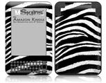 Zebra - Decal Style Skin fits Amazon Kindle 3 Keyboard (with 6 inch display)