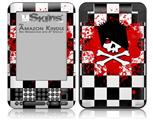 Emo Skull 5 - Decal Style Skin fits Amazon Kindle 3 Keyboard (with 6 inch display)