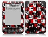 Checker Graffiti - Decal Style Skin fits Amazon Kindle 3 Keyboard (with 6 inch display)