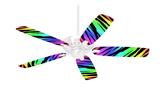 Tiger Rainbow - Ceiling Fan Skin Kit fits most 42 inch fans (FAN and BLADES SOLD SEPARATELY)