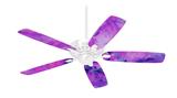 Painting Purple Splash - Ceiling Fan Skin Kit fits most 42 inch fans (FAN and BLADES SOLD SEPARATELY)
