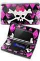 Pink Diamond Skull - Decal Style Skin fits Nintendo 3DS (3DS SOLD SEPARATELY)