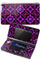 Pink Floral - Decal Style Skin fits Nintendo 3DS (3DS SOLD SEPARATELY)