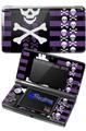 Skulls and Stripes 6 - Decal Style Skin fits Nintendo 3DS (3DS SOLD SEPARATELY)