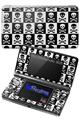 Skull Checkerboard - Decal Style Skin fits Nintendo 3DS (3DS SOLD SEPARATELY)