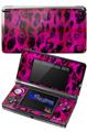 Pink Distressed Leopard - Decal Style Skin fits Nintendo 3DS (3DS SOLD SEPARATELY)