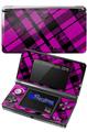 Pink Plaid - Decal Style Skin fits Nintendo 3DS (3DS SOLD SEPARATELY)