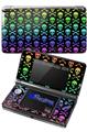 Skull and Crossbones Rainbow - Decal Style Skin fits Nintendo 3DS (3DS SOLD SEPARATELY)