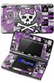 Princess Skull Purple - Decal Style Skin fits Nintendo 3DS (3DS SOLD SEPARATELY)