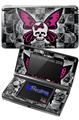 Skull Butterfly - Decal Style Skin fits Nintendo 3DS (3DS SOLD SEPARATELY)