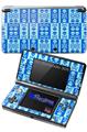 Skull And Crossbones Pattern Blue - Decal Style Skin fits Nintendo 3DS (3DS SOLD SEPARATELY)