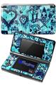 Scene Kid Sketches Blue - Decal Style Skin fits Nintendo 3DS (3DS SOLD SEPARATELY)