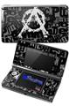 Anarchy - Decal Style Skin fits Nintendo 3DS (3DS SOLD SEPARATELY)