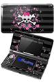 Pink Bow Skull - Decal Style Skin fits Nintendo 3DS (3DS SOLD SEPARATELY)